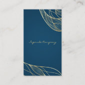 Custom Branded Blue Eenvoudig Visitekaartje (Voorkant)