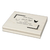 Custom Branded Boerderij Verse Eieren | Eikarton Rubberstempel (Stempel)