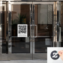 Custom Branded Door Lock QR Code Scan naar Enter