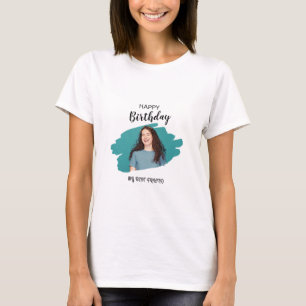 Custom Branded Esthetic Happy Birthday T-shirt