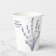 Custom Branded Franse lavendel bloemen Papieren be