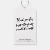 Custom Branded Logo Bedrijfsgrootte Hang Label Cadeaulabel (Achterkant)