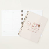 Custom Branded Makeup Artist Appointment Planner (Devant avec enveloppe)