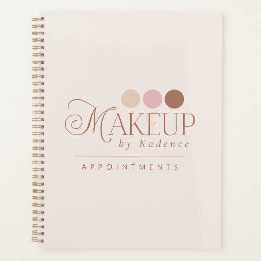 Custom Branded Makeup Artist Appointment Planner (Devant)