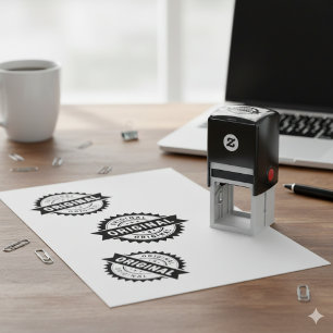 Custom Branded ORIGINAL Basic Kantoor of Busines Zelfinktende Stempel
