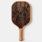 Custom Bridal Pickleball Paddle (Achterkant)