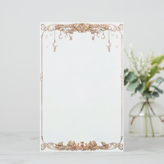 Custom Bridal Shower Notes or Party Game Card (Staand voorkant)