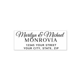 Custom Bride and Groom Zelfinktende Stempel