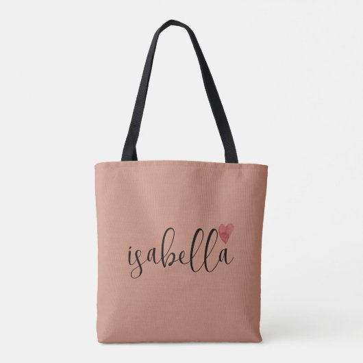 Custom Bridesmaid Script Name Clay Draagtas (Achterkant)