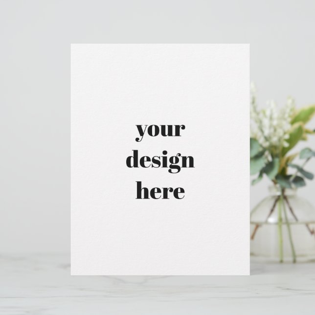 Custom Briefhoofd (Staand voorkant)