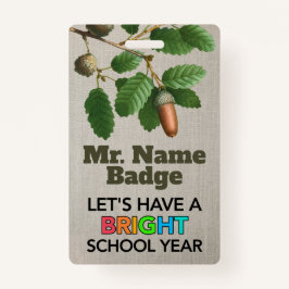 Custom Bright School Badge