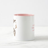 Custom Brown Squirrel House Two-Tone Coffee Mok (Midden)