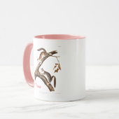 Custom Brown Squirrel House Two-Tone Coffee Mok (Voorkant links)