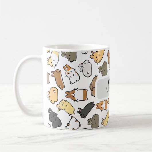 Custom bunny mug (Gauche)