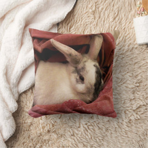 Custom Bunny Photo Keepsake Kussen