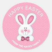 Custom Bunny Rabbit Sticker (Voorkant)