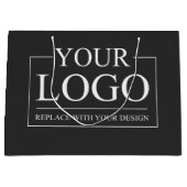 Custom Business ADD LOGO Company Professional Groot Cadeauzakje (Voorkant)