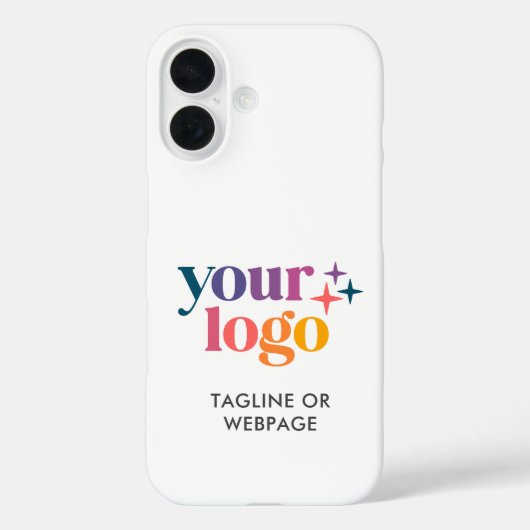 Custom Business Company Logo Custom Text Case-Mate iPhone Case (Achterkant)