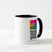 Custom Business Company Logo QR Code Combo Mok (Voorkant rechts)