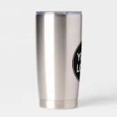 Custom Business Company Logo Simple Geïsoleerde Drinkbeker (Voorkant)