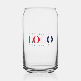 Custom Business Company Rectangle Kleurrijke Logo Blikvorm Glas