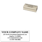 Custom Business Contact Design | Personalized Rubberstempel (Gestempeld)