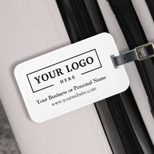 Custom Business Corporate Company Logo Branded Bagagelabel
