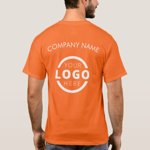 Custom Business Corporate Logo Employee Uniform T-shirt
