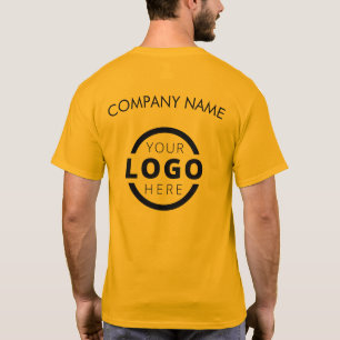 Custom Business Corporate Logo Employee Uniform T-shirt