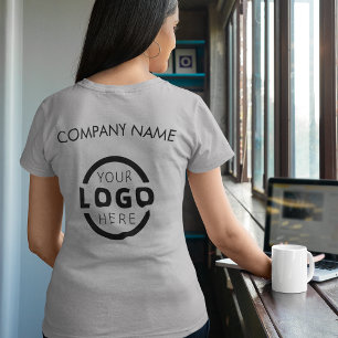 Custom Business Corporate Logo Employee Uniform T-shirt