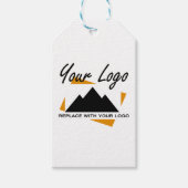 Custom Business Design Voeg uw bedrijf Logo toe Cadeaulabel (Voorkant)