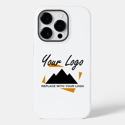 Custom Business Design Voeg uw bedrijf Logo toe Case-Mate iPhone Case (Achterkant)