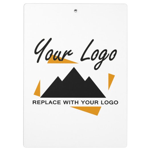 Custom Business Design Voeg uw bedrijf Logo toe Klembord (Achterkant)