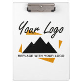 Custom Business Design Voeg uw bedrijf Logo toe Klembord (Voorkant)