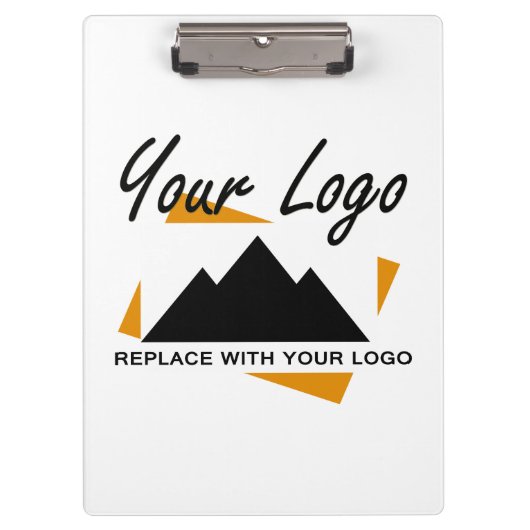 Custom Business Design Voeg uw bedrijf Logo toe Klembord (Voorkant)