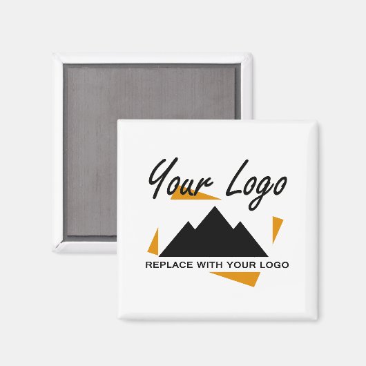 Custom Business Design Voeg uw bedrijf Logo toe Magneet (Voorkant / Achterkant)