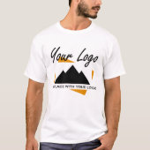 Custom Business Design Voeg uw bedrijf Logo toe T-shirt (Voorkant)