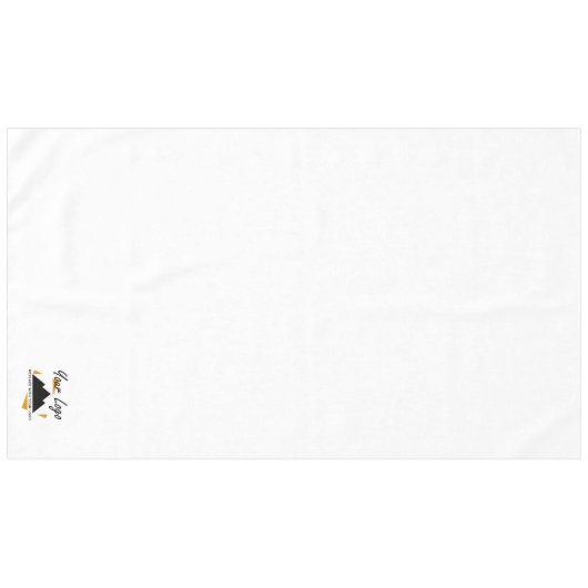 Custom Business Design Voeg uw bedrijf Logo toe Tafelkleed (Voorkant (Horizontaal))