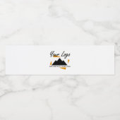 Custom Business Design Voeg uw bedrijf Logo toe Waterfles Etiket (Enkel label)
