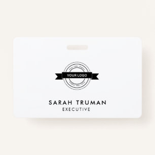 Custom Business Employee Kaart minimalistisch & mo Badge