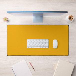 Custom Business Gold Desk Mat - Elegant & Slank