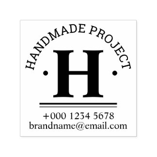 Custom Business Handmade Zelfinking Rubber Stamp Zelfinktende Stempel