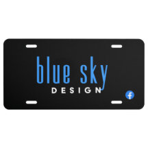 Custom Business License Bord met Facebook Logo
