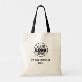 Custom Business Logo and slogan Tote Bag (Achterkant)