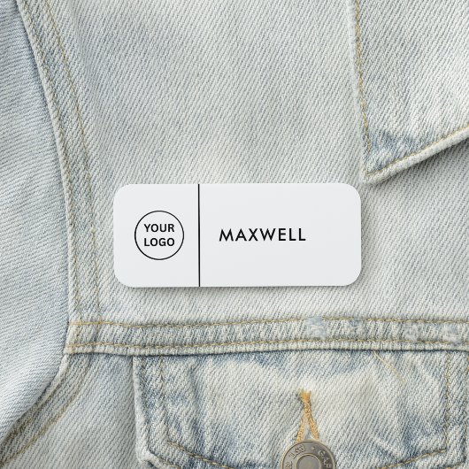 Custom Business Logo | Basic Employee Staff  Naamplaatje