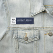 Custom Business Logo Basic Medewerker Personeel Bl Naamplaatje (In situ)