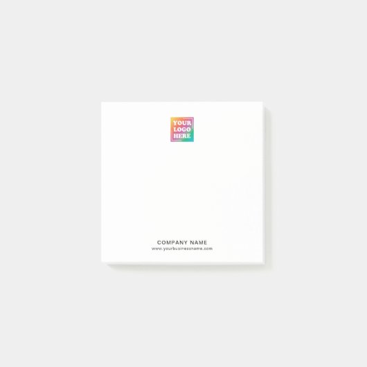 Custom Business Logo, Bedrijfswebsite Promotie Post-it® Notes (Voorkant)