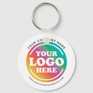 Custom Business Logo, Bedrijfswebsite Promotie Sleutelhanger