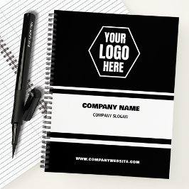 Custom Business Logo Bold Bedrijfsnaam & Slogan Notitieboek