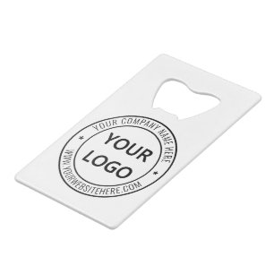 Custom Business Logo Bottle Opener Company Kredietkaart Flessenopener